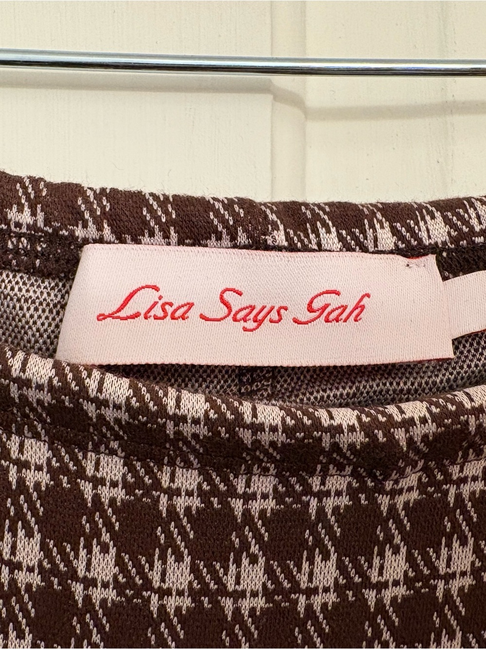 Lisa Says Gah Darcy Skort — Cocoa Plaid - Picture 4 of 6